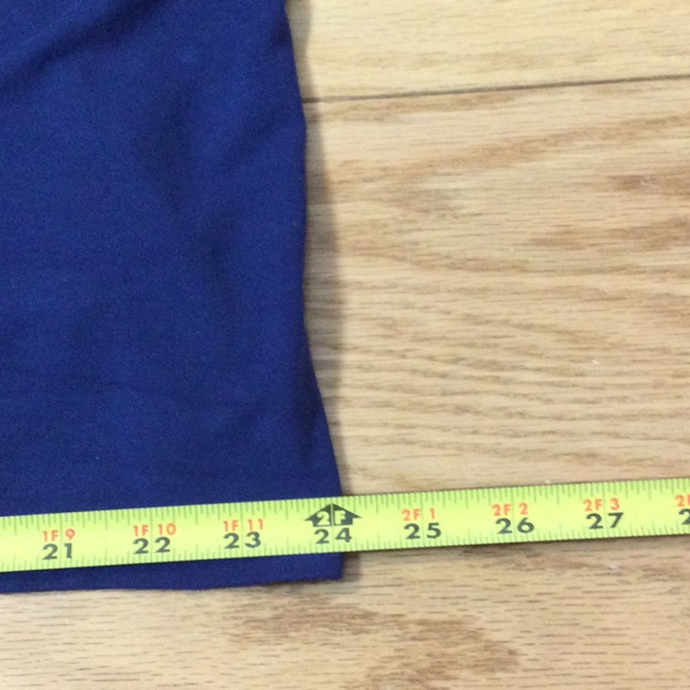 M By Johnny royal blue short sleeve open face wrap - Picture 10 of 12